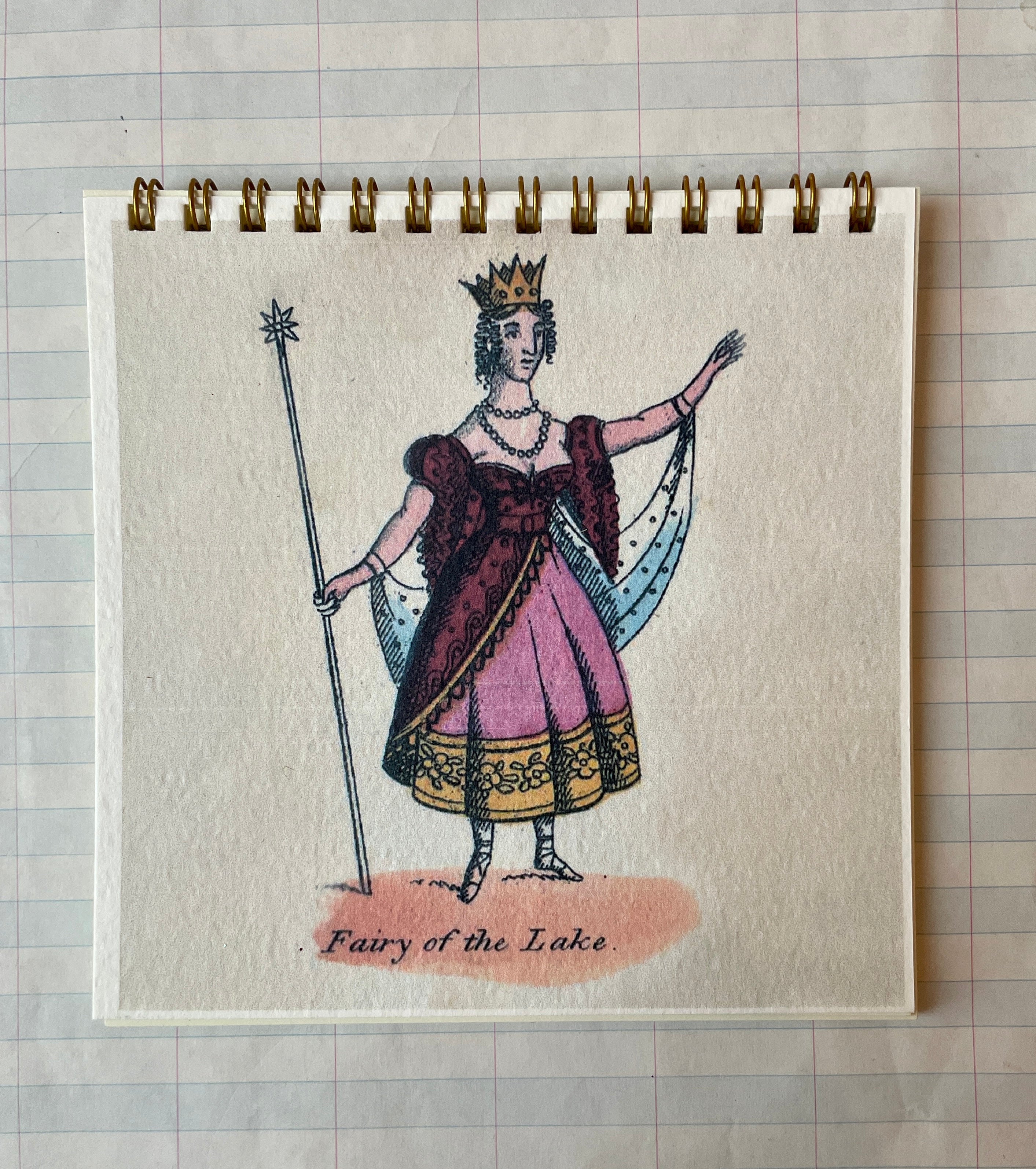 Fairy of the Lake Square Notebook